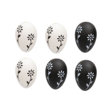 Easter Eggs Assorted Colors 6 Pcs