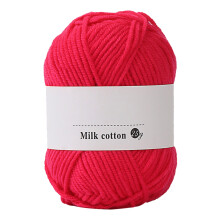 25g Soft Milk Cotton Yarn, 4-Strand Hand Knitting & Crochet Yarn for Sweaters, Hats, Scarves, Dolls, Bags – DIY Craft Supplies for Beginners &