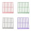 4PCS Diamond Painting Ruler – Drill Alignment Tool for Full/Partial Kits, Compatible with All Diamond Art Kits 1