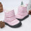 Toddler Snow Boots Hook-and-Loop Low-Cut Cloth Winter Shoes 7