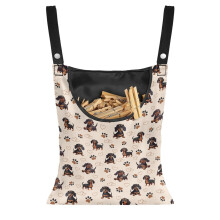 Dachshund Paw Clothespin Bag – Washable, Hanging, Large Capacity Organizer for Pantry, Closet, Stretch Storage (Compatible with Standard Hooks)