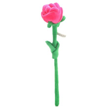 Plush Rose Bouquet Toy with Bendable Stems – Soft Floral Gift for Graduation, Mother’s Day, Valentine’s Day (1 Pc)