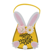 Pastel Bunny Basket – Lightweight, Durable Easter Tote for Egg Hunts & Kids’ Spring Parties | Compatible with Easter themes