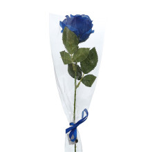 Glowing LED Artificial Rose Flower, 14.96" Blue, for Valentine’s Day & Christmas – Compatible with Romantic Gifts
