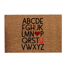 Valentine's Day Decorative Doormat, Polyester Non-Slip Welcome Mat (40x60cm) for Bathroom, Living Room – Compatible with Valentine's Themes