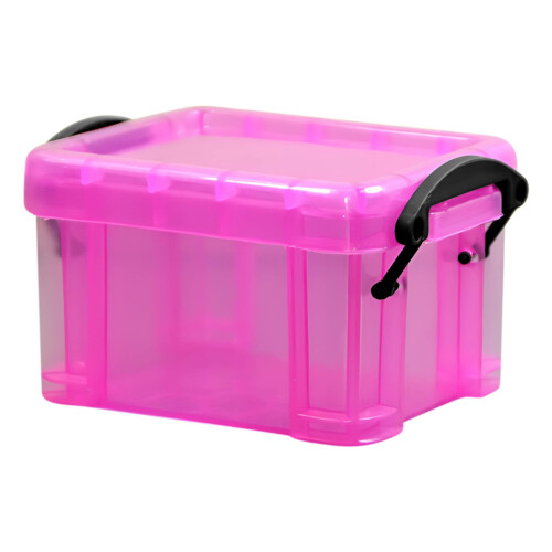Mini plastic storage containers with locking lids 12-pack