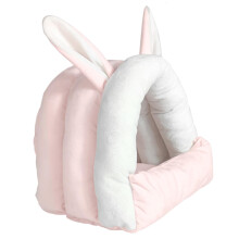 Guinea Pig Cave Beds Rabbit Bed House Nest Comfortable Winter Warm Small Animal Hideout Bunny Bed for Bunny Ferret Chinchilla pink