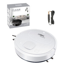 Robot Vacuum Cleaner with Mopping and Self-Charging White