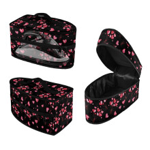 Red Heart-Shaped Balloons Travel Iron Storage Bag Compatible with Most Iron Zipper Closure Christmas Gift, Bag Only