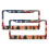 American Flag License Plate Cover Set 2 pcs 1