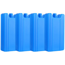 Blue Plastic Ice Packs Reusable 4 pcs