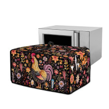 Rooster Floral Toaster Oven Cover, Dust-proof & Stain-resistant, 20.5"x16.5"x10", Compatible with standard toaster ovens