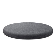 Memory Foam Round Chair Cushion, 11.8", Removable Cover, Compatible with Bar Stools, Kitchen/Dining/Workspace Chairs, Soft Comfort (1PCS)