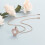 Collier urne funéraire en forme d'aile d'ange pour cendres 7