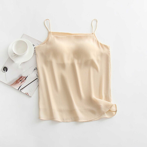 Damekjole i chiffon med V-hals, S-XL 1