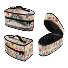 Butterflies & Flowers Handheld Travel Steamer Bag Compatible with Full-Size Irons & Accessories, Lightweight Organizer