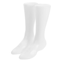 2pcs Plastic Foot Mannequin for Socks Display Retail Store Adult Male Style Sock Foot Model Stand for Shoes and Socks