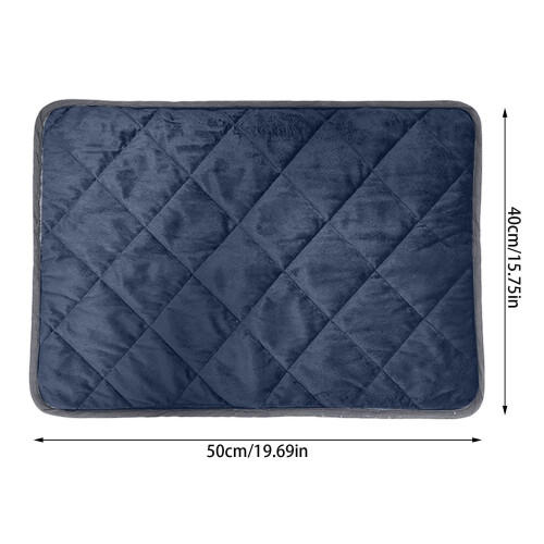 Heated Cat Bed Self-Warming Mat 40x50cm Coffee 1