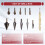 5 Pack Step Drill Bit & 5 Pack Countersink Drill Bit Set, 50 Sizes HSS Titanium Coated Bits, Wood & Plastic for DIY 2