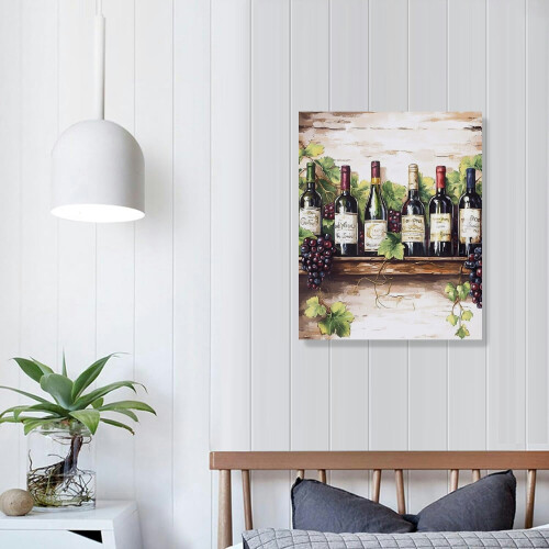 Wine Theme Canvas Wall Art 16x20in 1