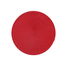 Round Woven PP Placemats, Heat Resistant & Washable, 13", Compatible with Dining Tables & Kitchen Decor