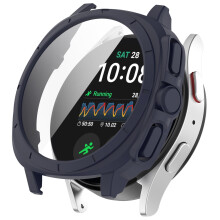 Screen Protector Case for compatible with Samsung Watch 7, Protective Face Cover for 44 mm, Hard Bumper Built-in Tempered Glass Film for Women Men
