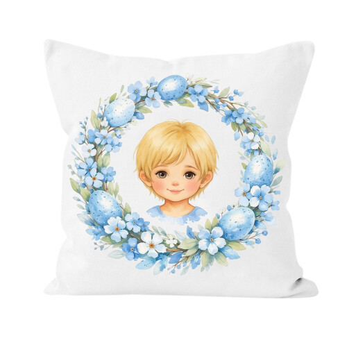 Easter Character Throw Pillow Double-Sided Peach Skin