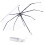 Clear Automatic Open Foldable Umbrella Waterproof Windproof 1