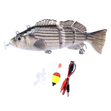 2025 Upgraded Robotic Fishing Swimbait Lifelike Hard for Freshwater Saltwater Outdoor Fishing Tackle Charging Swim Enticing Fish Attractor
