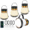 LED Camping Flashlight 1500LM Rechargeable 4-Pack 1