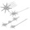 Metal Hair Clips Silver 4 Pieces 1