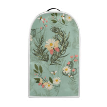 Mint Green Daisy Pattern Food Processor Cover Keep Clean with Multifunctional Dustproof Thanksgiving