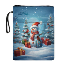 Polyester Notebook Wraps Gift Christmas Snowman Gifts Book Covers Classic Paperbacks Student Gift Bag