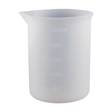 Silicone Measuring Cup – Heat-Resistant, BPA-Free, Clear Marks for Chocolate Melting, Baking, Cooking, Crafts; Compatible with Standard Racks