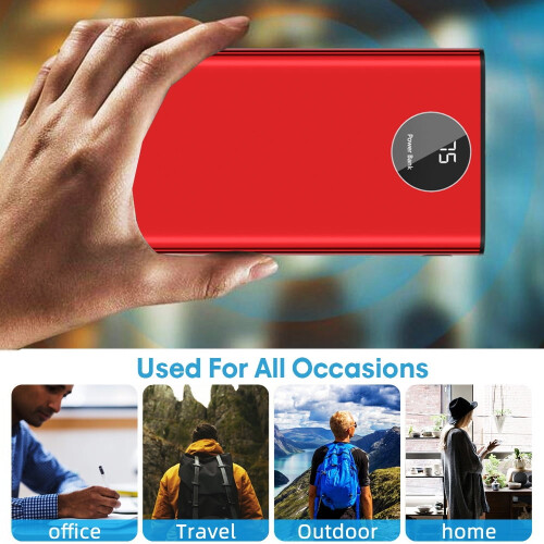 22.5W 20000mAh power bank with LED display and flashlight 1