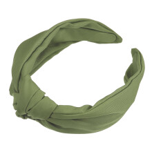 Knotted Headbands for Women Green Hair Accessory