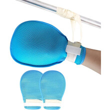 1 Pair Dementia Restraint Gloves, Control Mitts to Prevent Scratching – Compatible with Elderly Care Needs