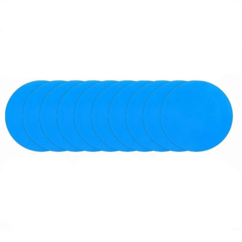 Blue PVC Pool Repair Patches Round and Square