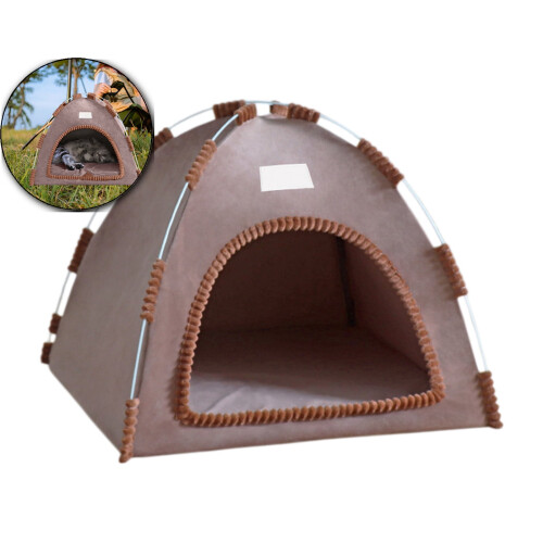 Cat Cave Bed Indoor with Removable Mattress