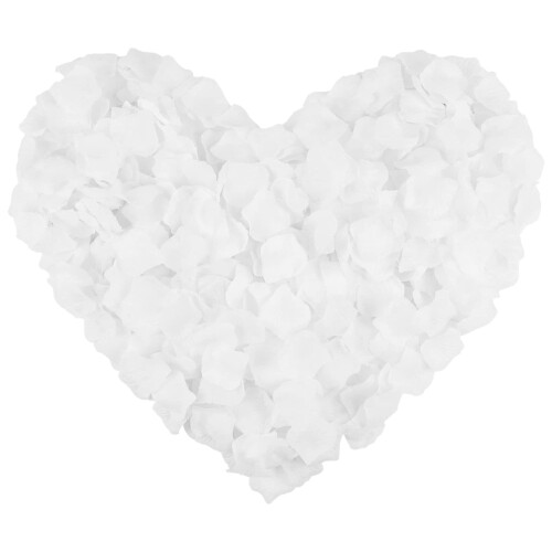 Artificial Rose Petals White 100 pcs