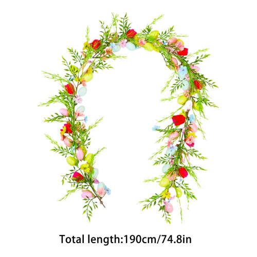 Easter floral arrangement with egg berries and twig branches 2