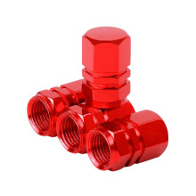 Aluminum Tire Caps Leak-Proof 4PCS for BMW
