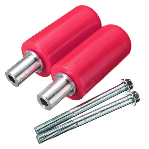 Motorcycle Frame Sliders Anti-Crash Kit 2PCS Pink