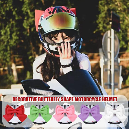 Motorcycle Helmet Bow Decoration Z2 2