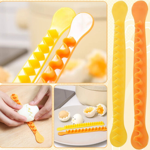 Fancy Cut Egg Cooker Kitchen Tool for Boiled Eggs Durable Egg Lace Cutter Gadget Baking Accessories Ideal