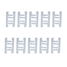 10pcs Electrical Box F Clips, Switch Box Support Mounting Straps for Loose Outlet Repair, 7.87 x 3.54 x 0.79 in