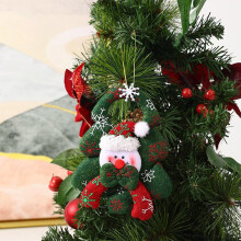 Christmas Tree Plush Ornaments Santa Snowman Reindeer Bear Xmas Hanging Plush Ornaments Pendant Doll Pendant Christmas Tree Decoration Pendant