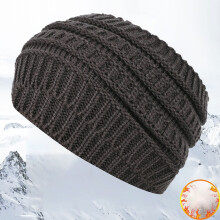 Women's Wool Knitted Headband Gray Wide Edge Ear Protection