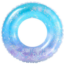 PVC inflatable swimming ring retro sequined cartoon design