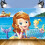 Cartoon Princess Sofia Birthday Backdrop 35x30 inches 1